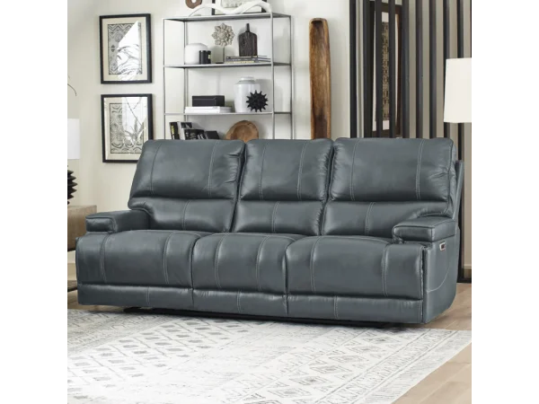 Whitman – Verona Azure – Powered By Freemotion Power Cordless Sofa Recliners blue