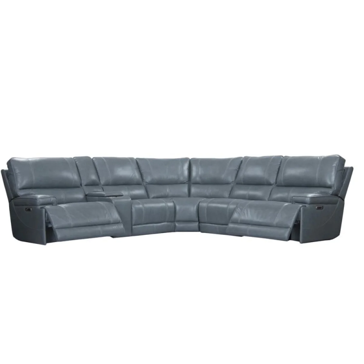 Whitman – Verona Azure – Powered By Freemotion 6pc Package A (811lph, 810p, 850, 840, 860, 811rph) Recliners blue 9