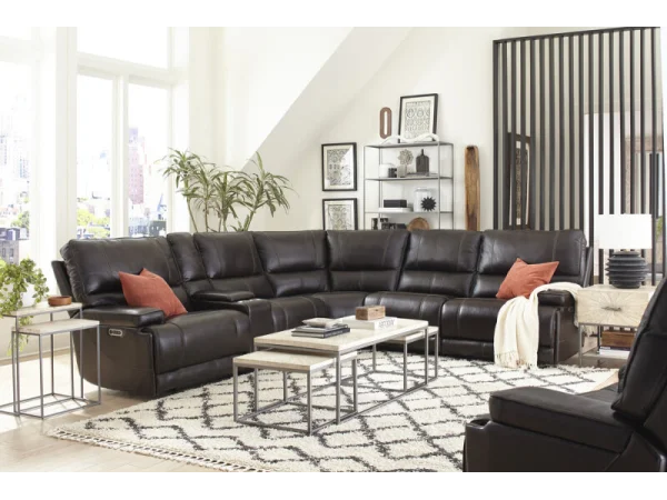 Whitman – Verona Coffee – Powered By Freemotion 6pc Package A (811lph, 810p, 850, 840, 860, 811rph) Recliners Brown