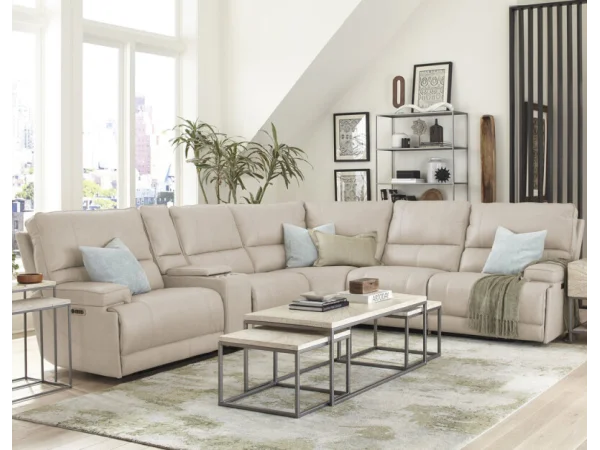 Whitman – Verona Linen – Powered By Freemotion 6pc Package A (811lph, 810p, 850, 840, 860, 811rph) Recliners Cream
