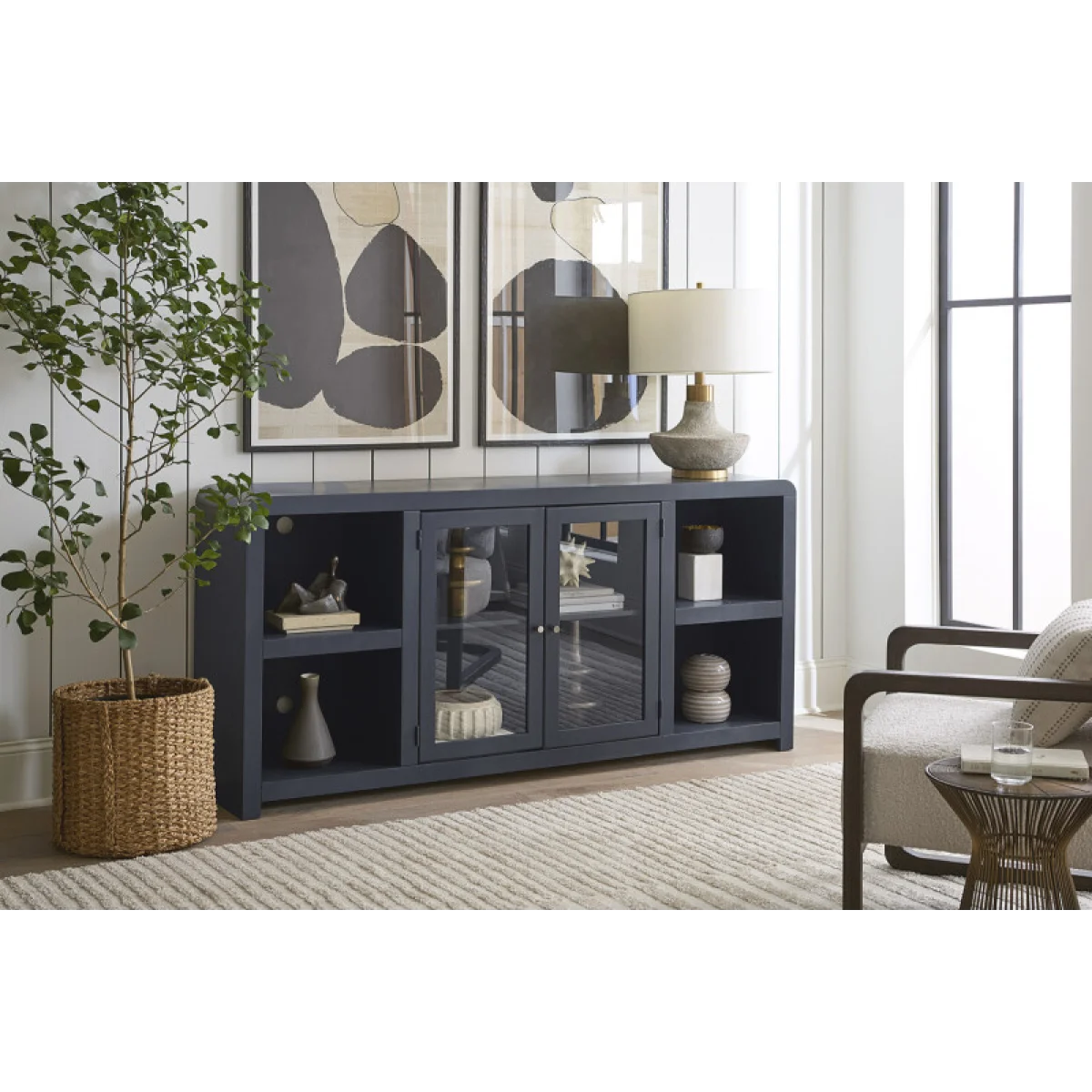 Taylor 71″ Console W/ 2 Doors Entertainment Stands Aspen Home 8