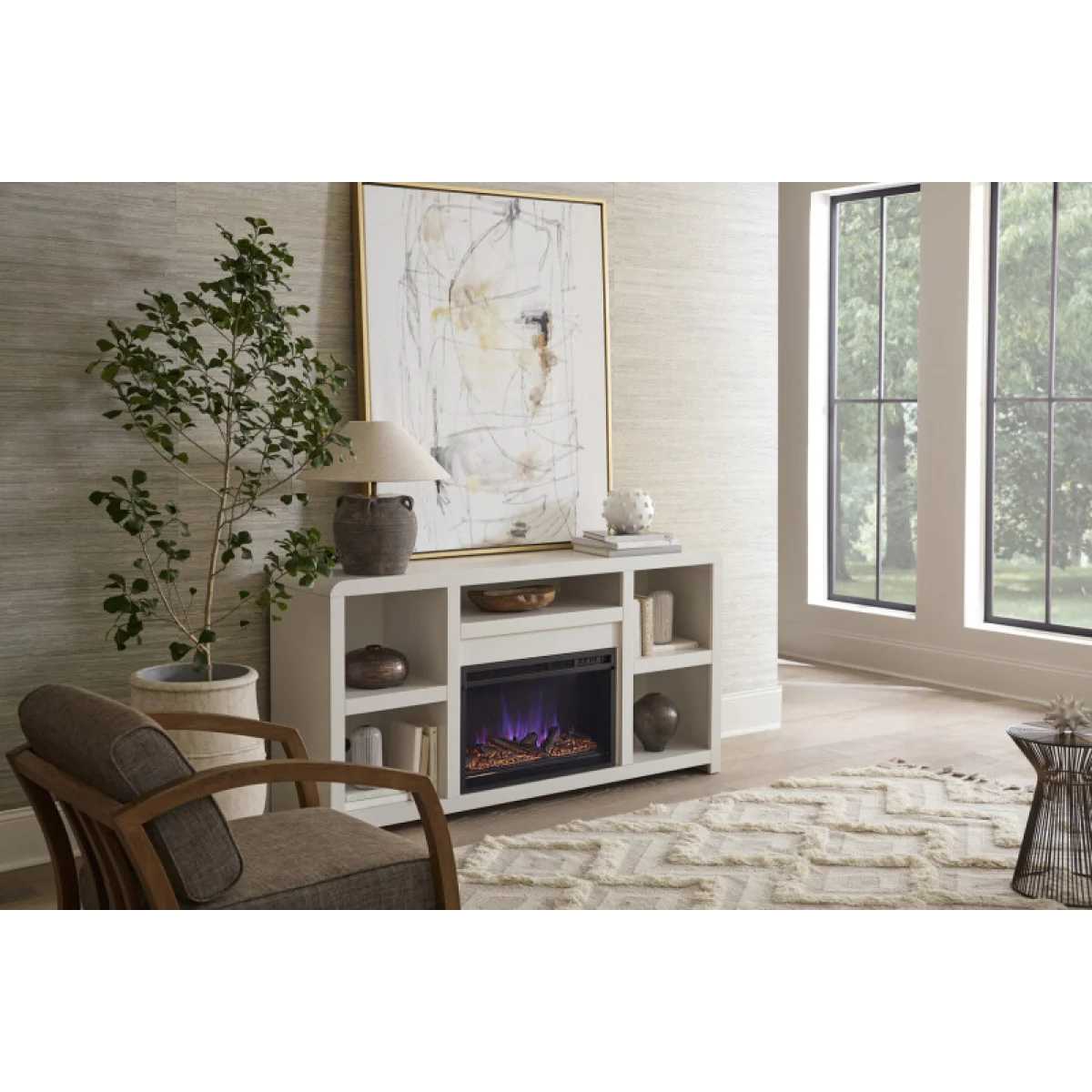 Taylor 66″ Fireplace Console Fireplaces Aspen Home 8