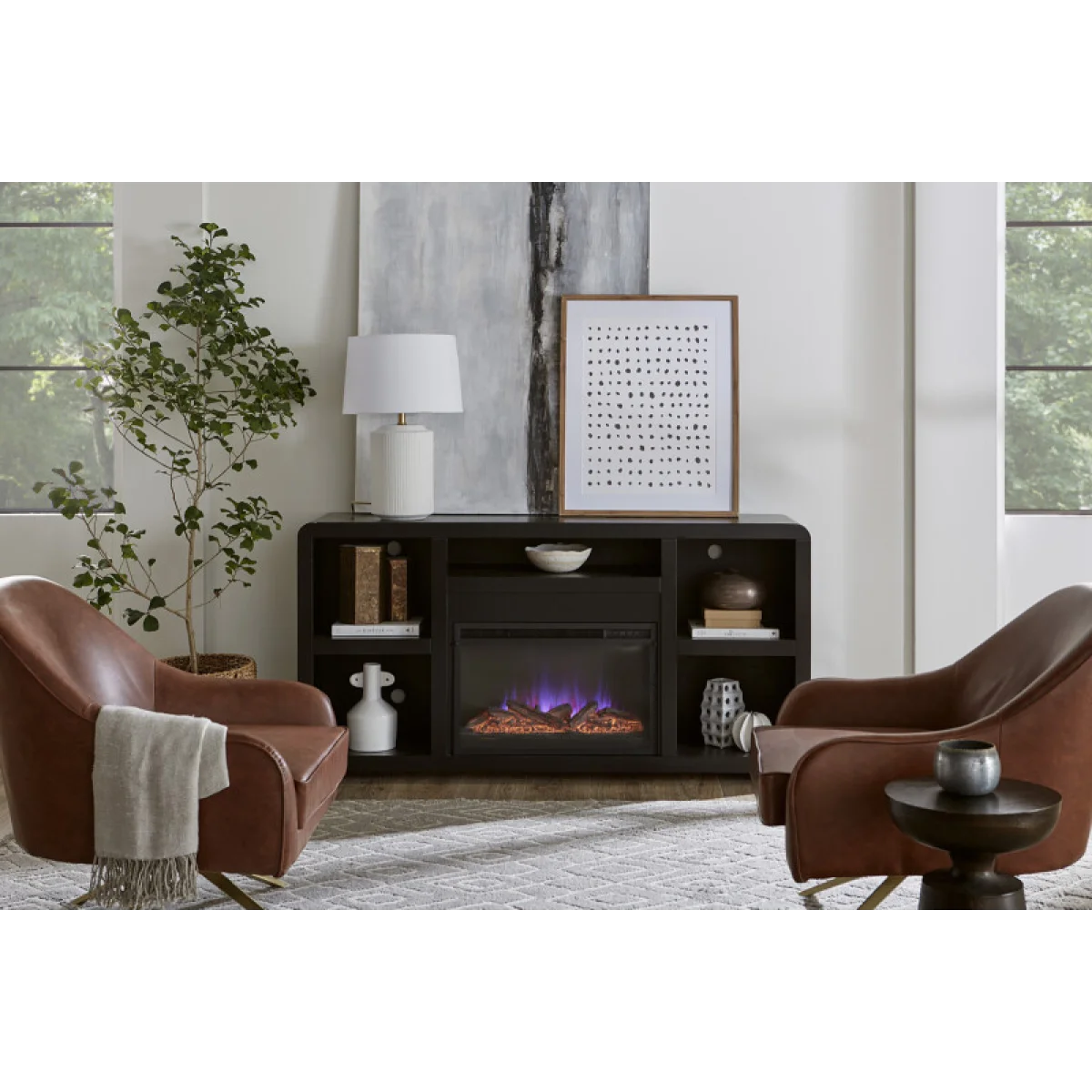 Taylor 66″ Fireplace Console Fireplaces Aspen Home 6