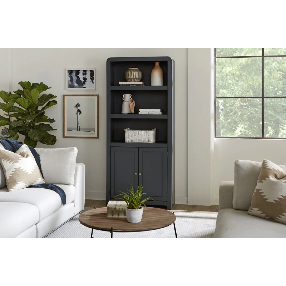 Taylor 74″ Bookcase W/ 2 Doors Bookcases Aspen Home 30