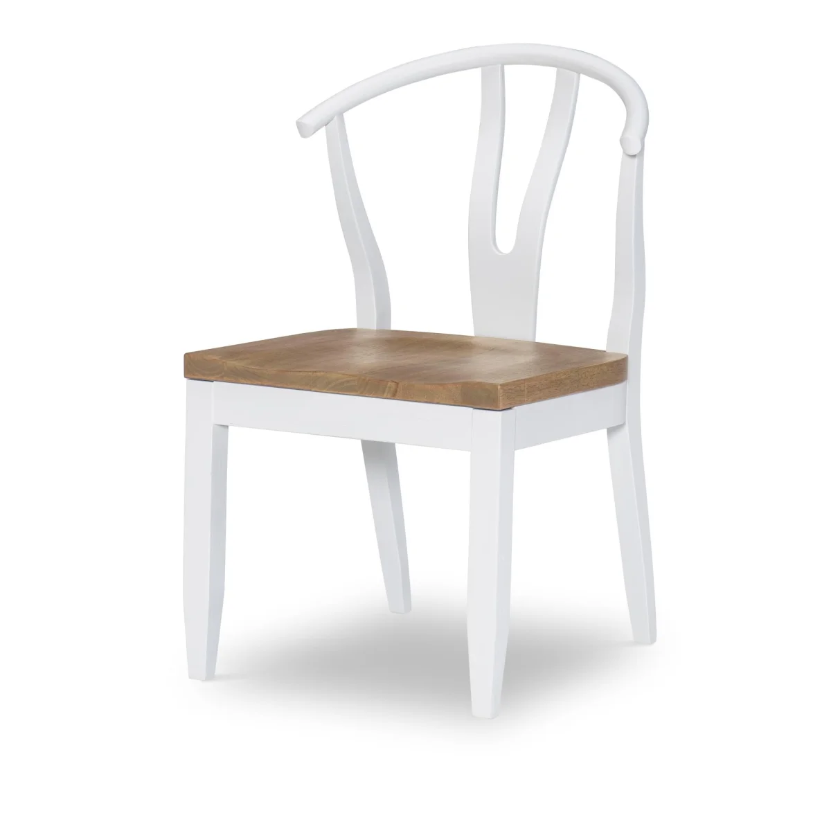 Wishbone Back Side Chair White Chairs & Benches Chairs & Benches 4