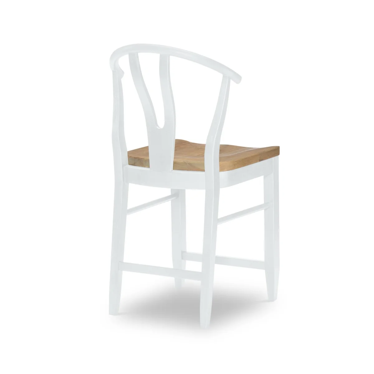 Wishbone Back Counter Height Chair White Chairs & Benches Chairs & Benches 6