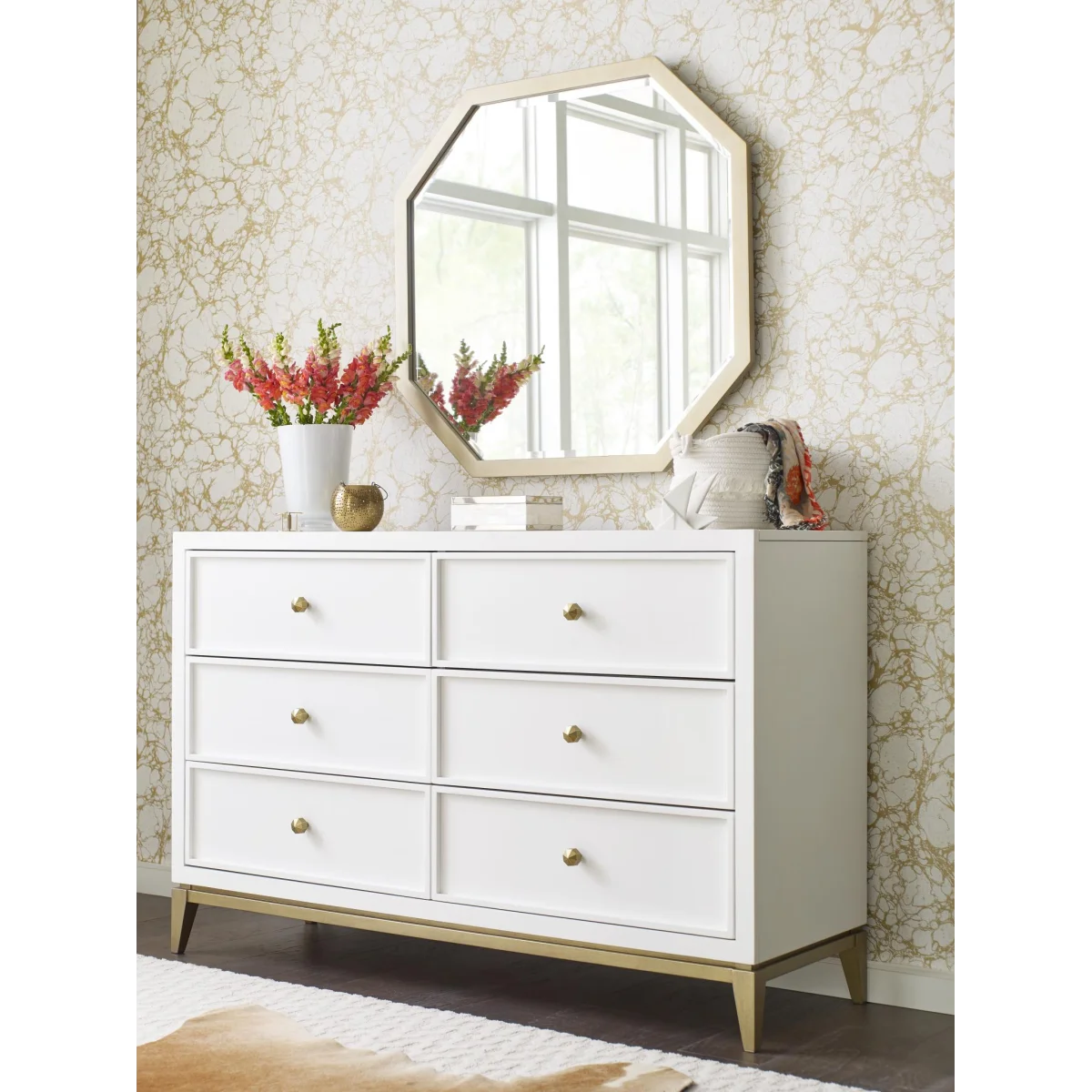 Mirror Gold Bedroom Mirrors Gold 7