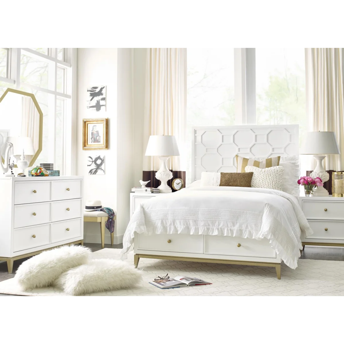 Complete Panel Bed W Stg Fb F (4/6) Youth Beds Legacy Classic Furniture 6
