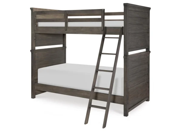 Complete T Over T Bunk Bed Youth Beds Aged Barnwood
