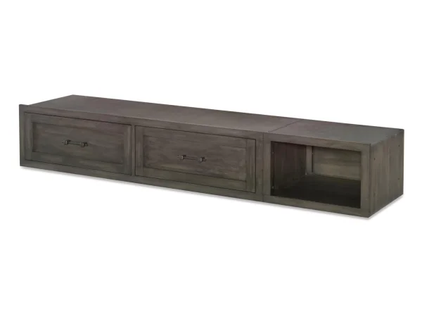 Underbed Storage Unit Bed Parts Aged Barnwood