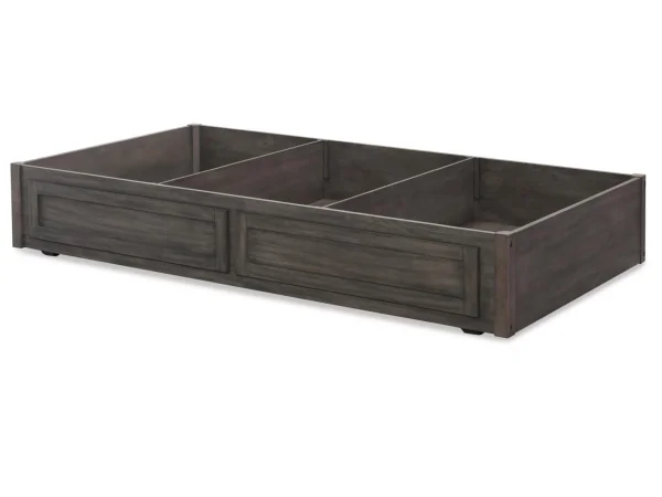 Trundle Stg Drawer Bed Parts Aged Barnwood