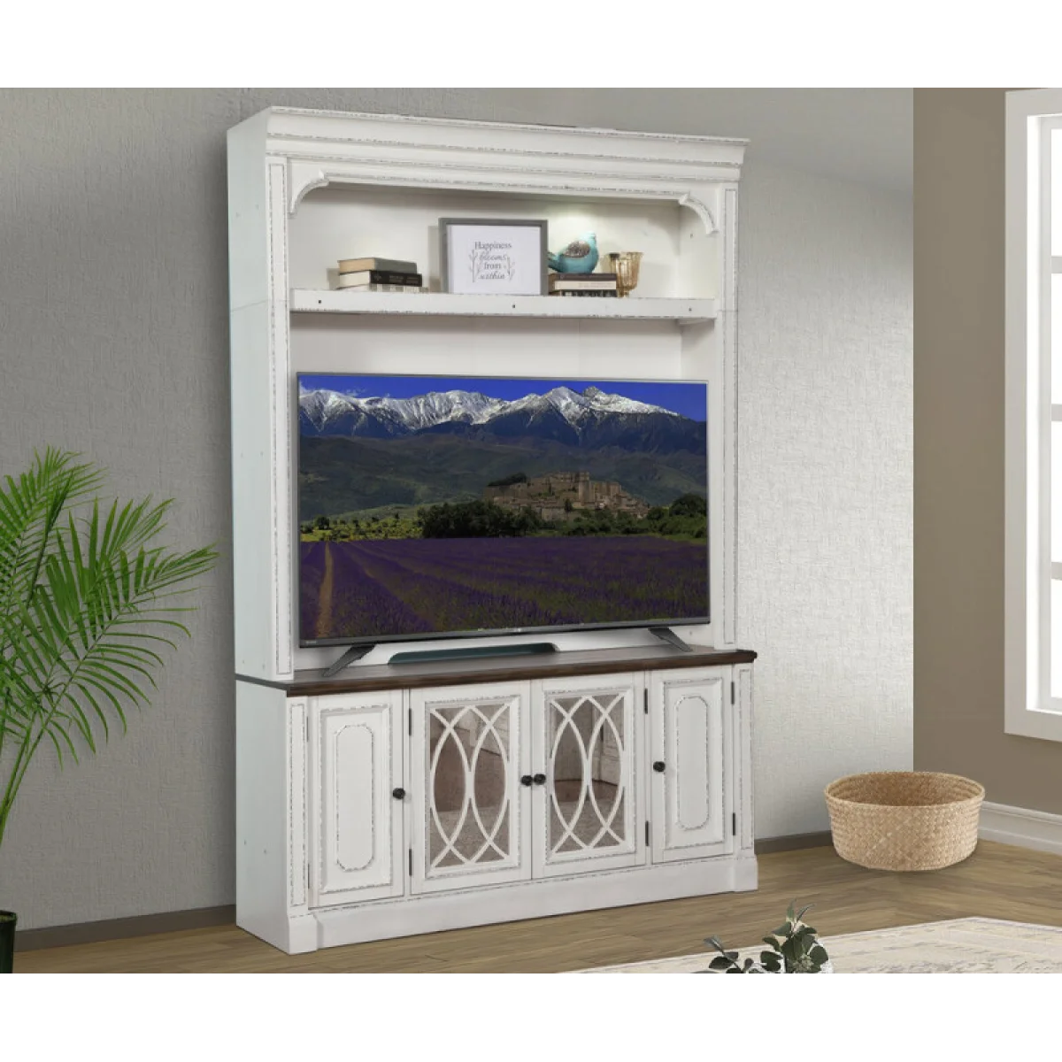 Provence 2pc Entertainment Wall Entertainment Stands Entertainment Stands 4