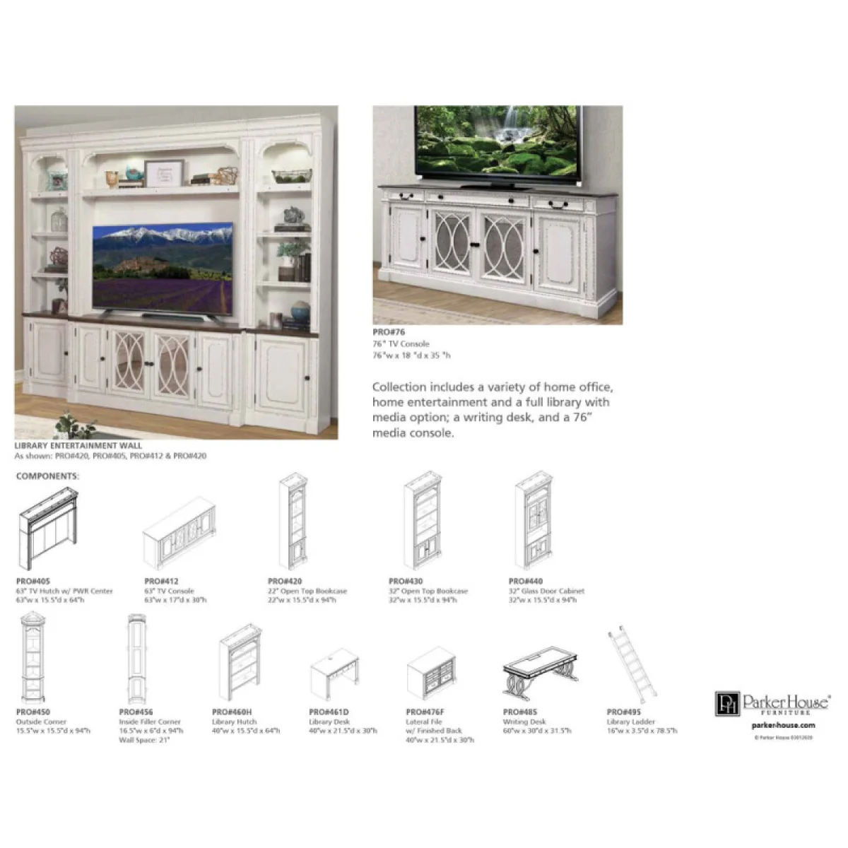 Provence 63 In. Tv Console Entertainment Stands Entertainment Stands 10