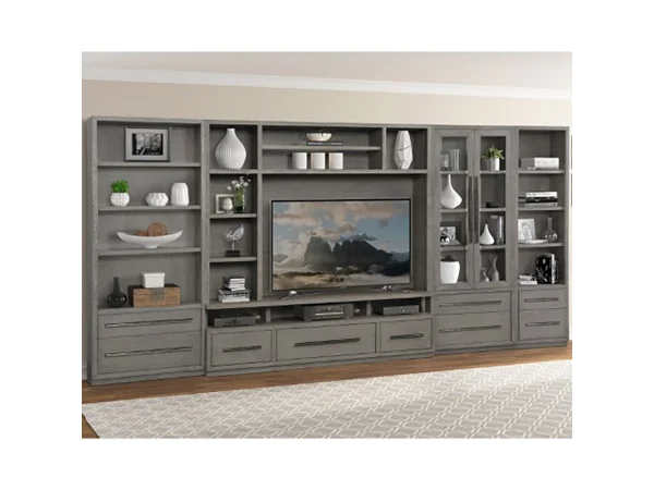 Pure Modern 5pc Entertainment Wall Entertainment Stands Entertainment Stands
