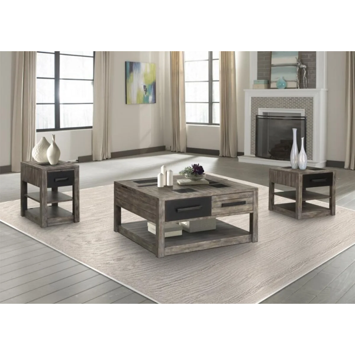 River Rock End Table End tables Brown 6
