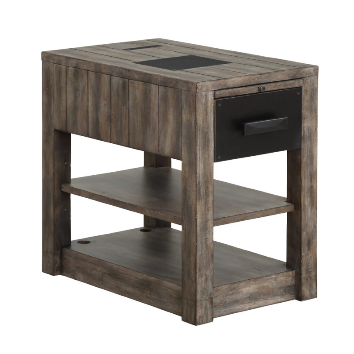 River Rock Chairside Table Chairside Tables Brown 4