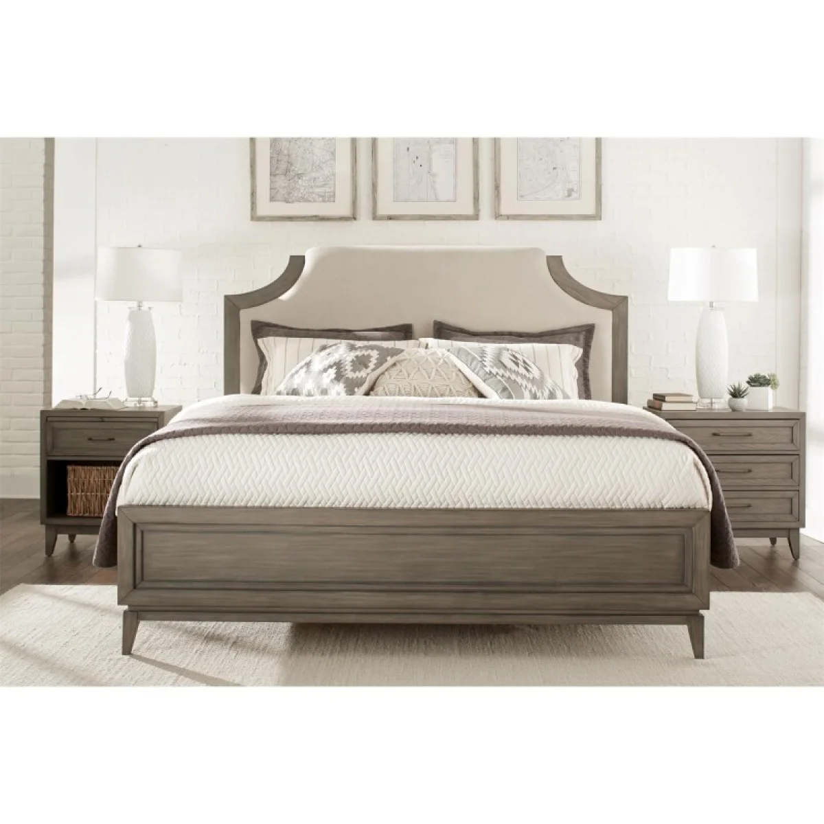 Vogue Queen Upholstered Storage Bed Beds Beds 14