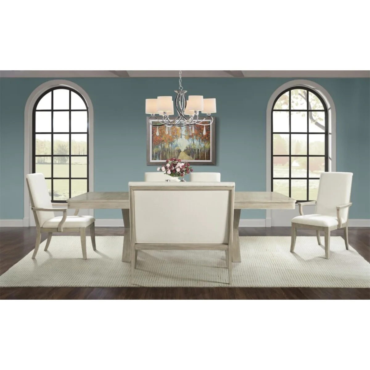 Sophie Trestle Dining Table Dining Tables Cream 16