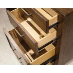 Vogue L Desk With Storage Desks Brown 41