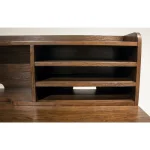 Vogue L Desk With Storage Desks Brown 34