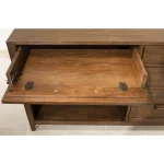 Vogue Credenza And Hutch Desks Brown 23
