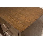 Vogue Credenza And Hutch Desks Brown 27