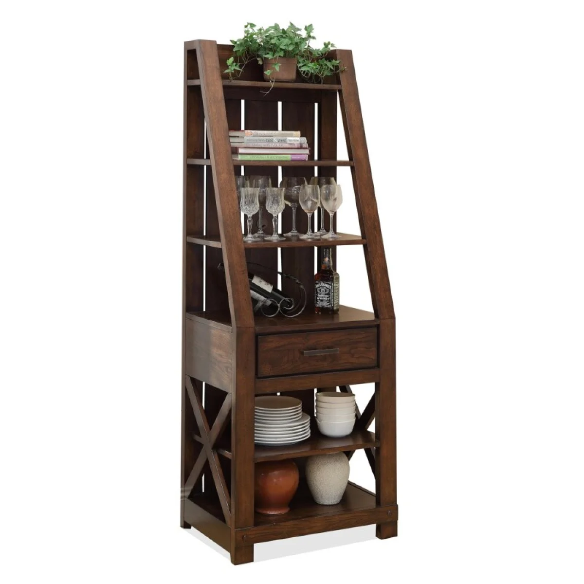 Windridge Wall Unit Entertainment Stands Brown 26