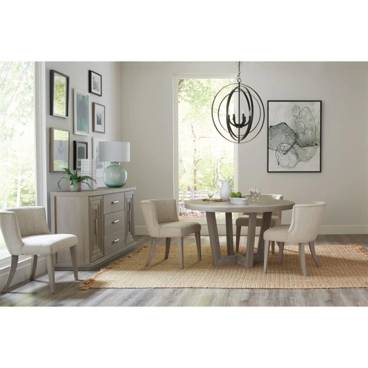 Cascade Round Dining Table Dining Tables Cream 9