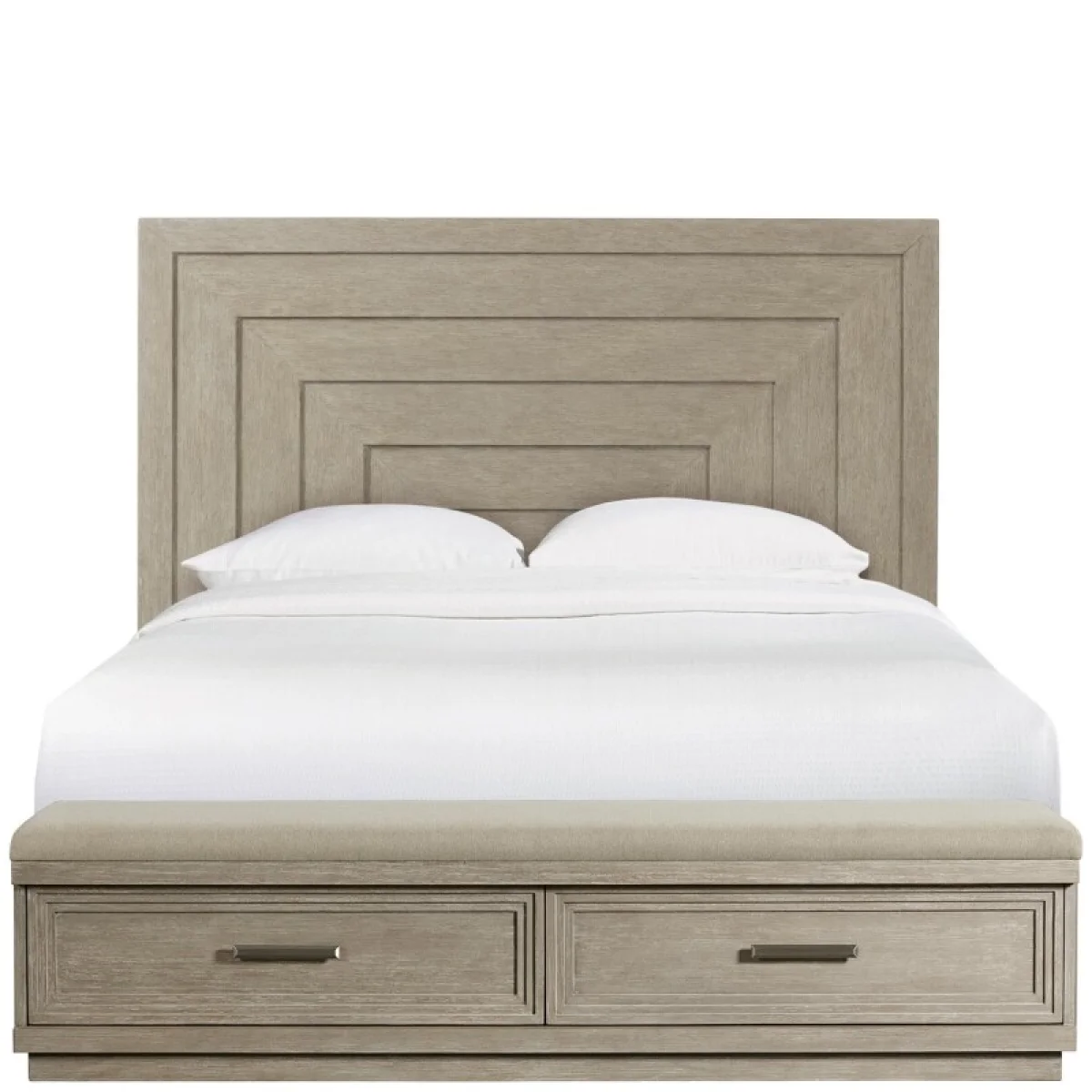 Cascade Queen Panel Upholstered Storage Bed Beds Beds 4
