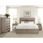 Cascade King Panel Upholstered Storage Bed Beds Beds 15