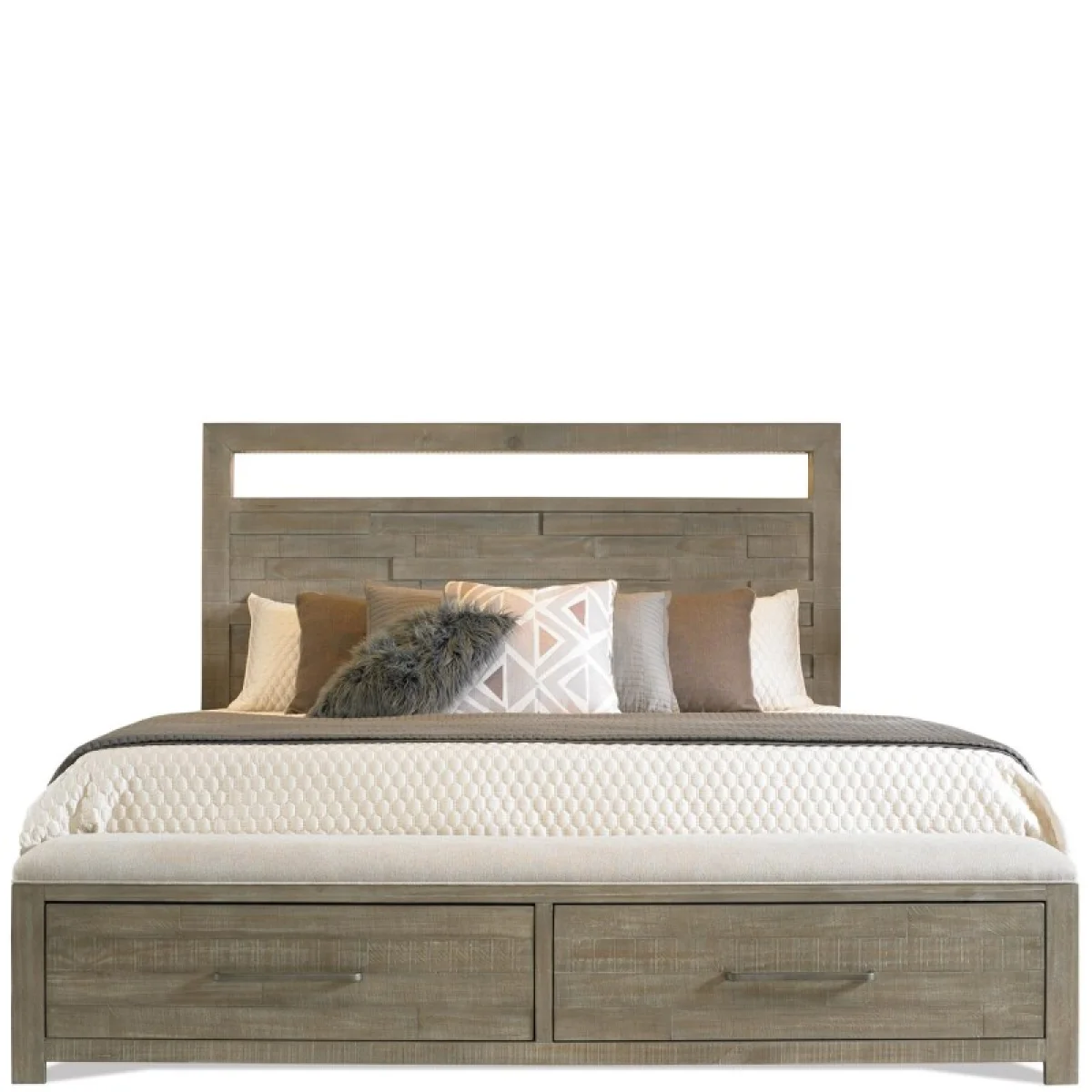 Intrigue King Led Panel Bed Beds Beds 7
