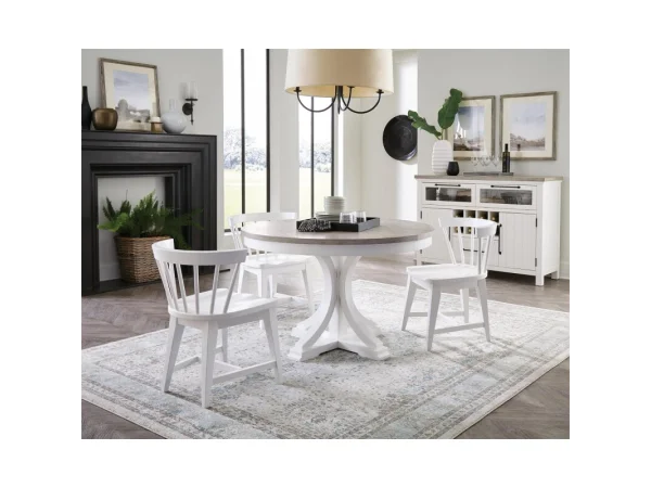 Cora Round Dining Table Dining Tables Cloud/fog