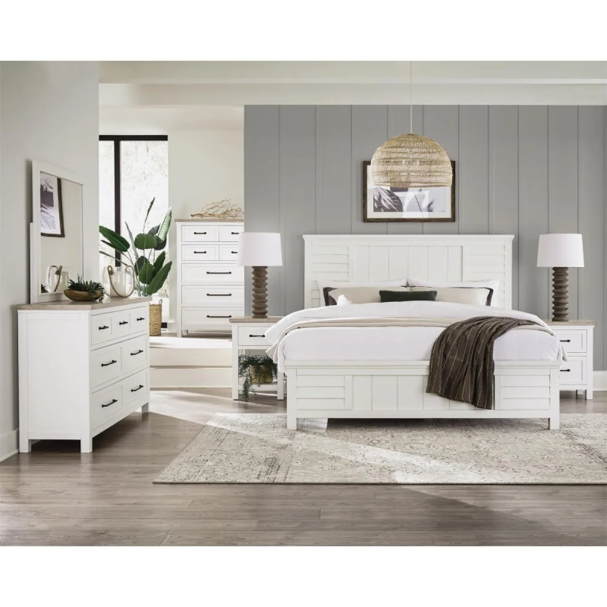 Cora King Louver Bed Beds Beds 9