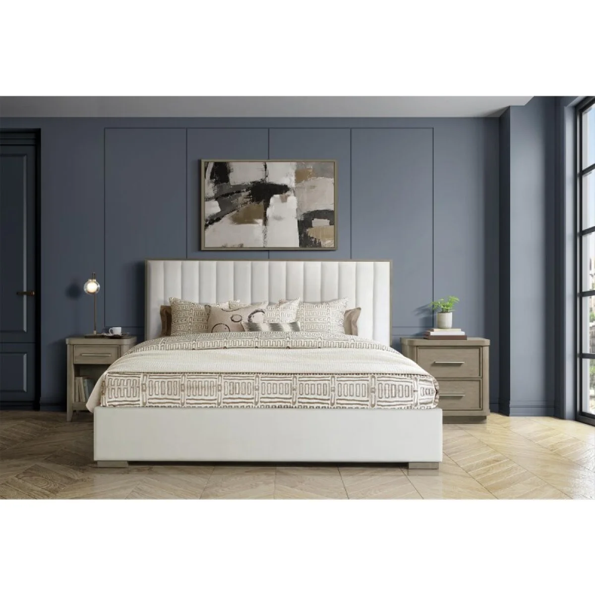 Pasadena Queen Upholstered Bed Beds Beds 8