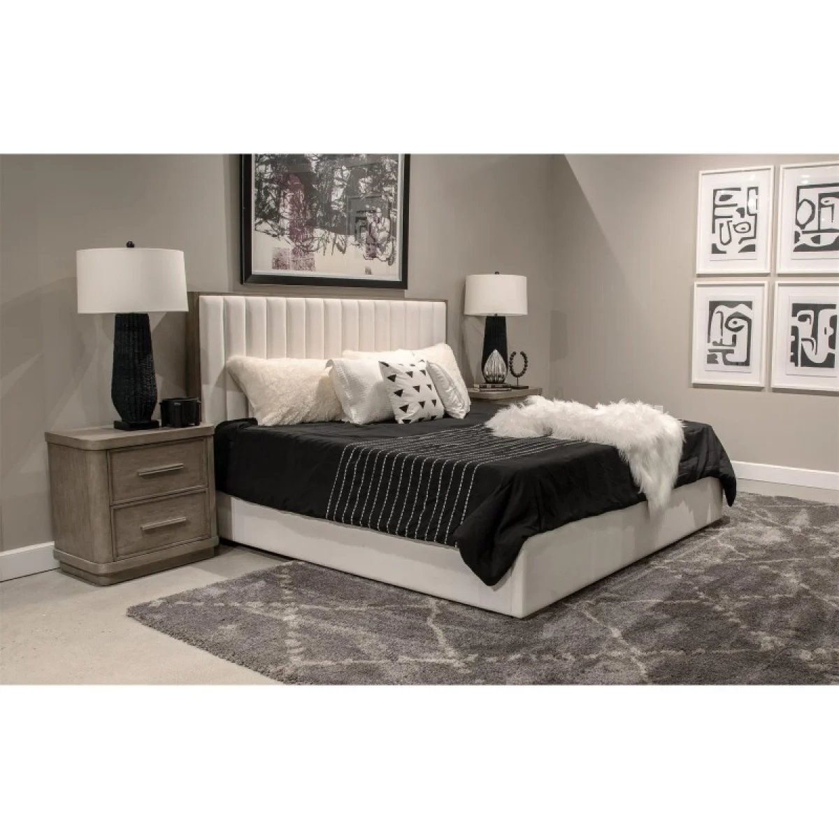 Pasadena King Upholstered Bed Beds Beds 7