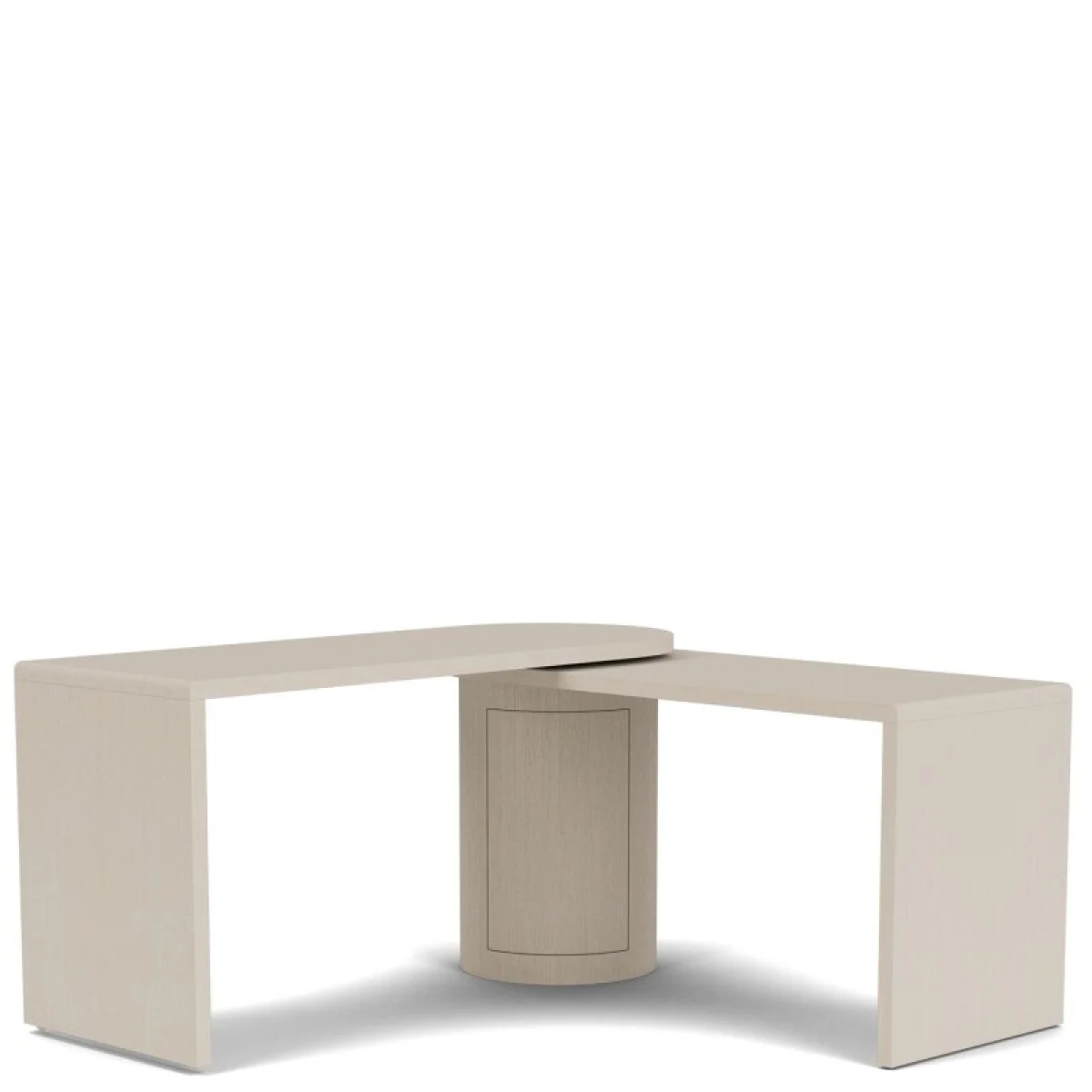 Maren Swivel Desk Desks Cream 6