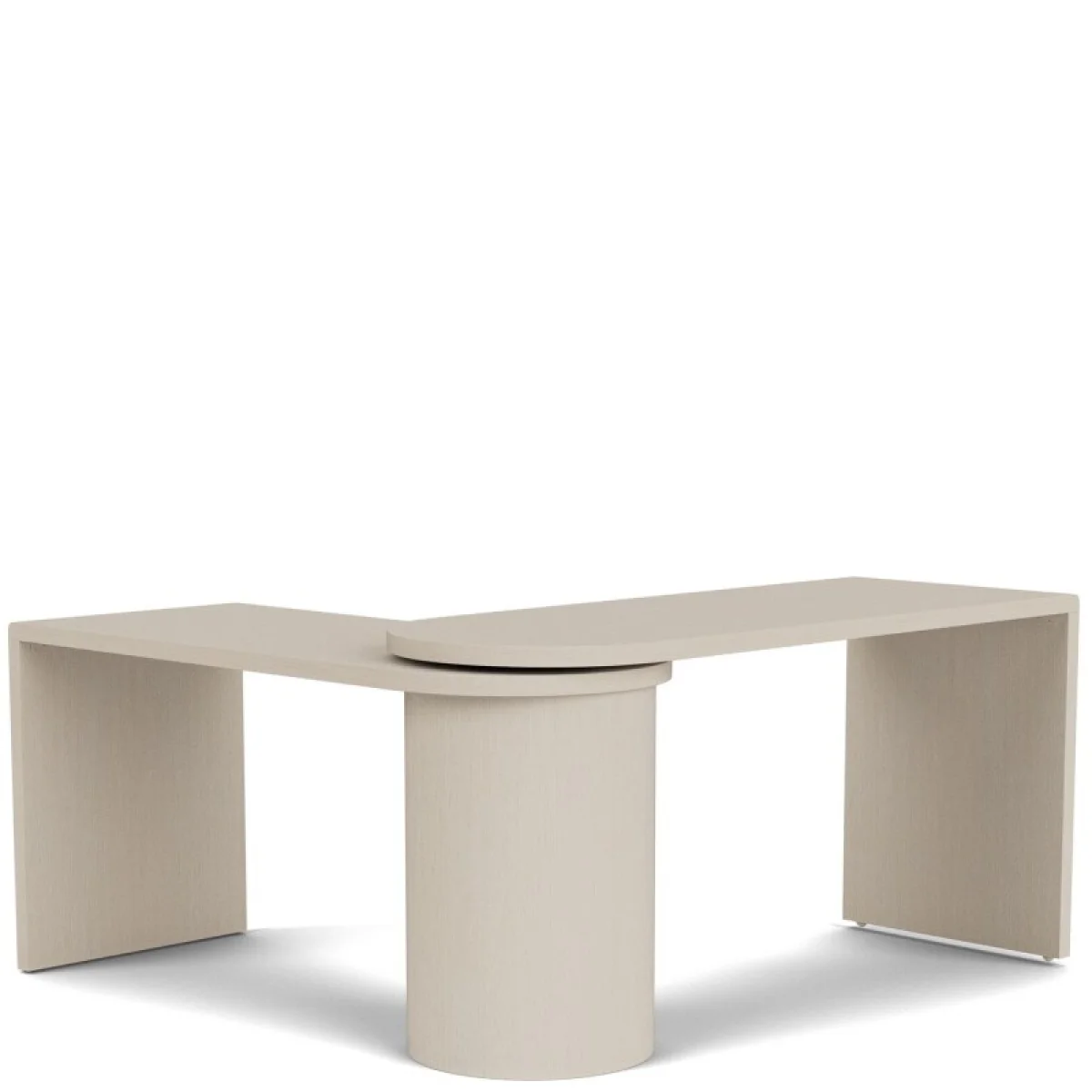Maren Swivel Desk Desks Cream 11