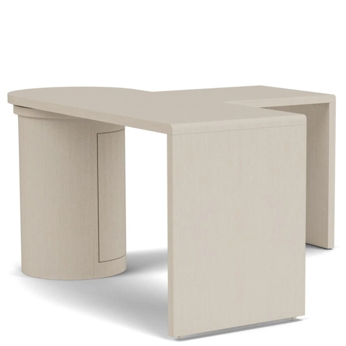 Maren Swivel Desk Desks Cream 15