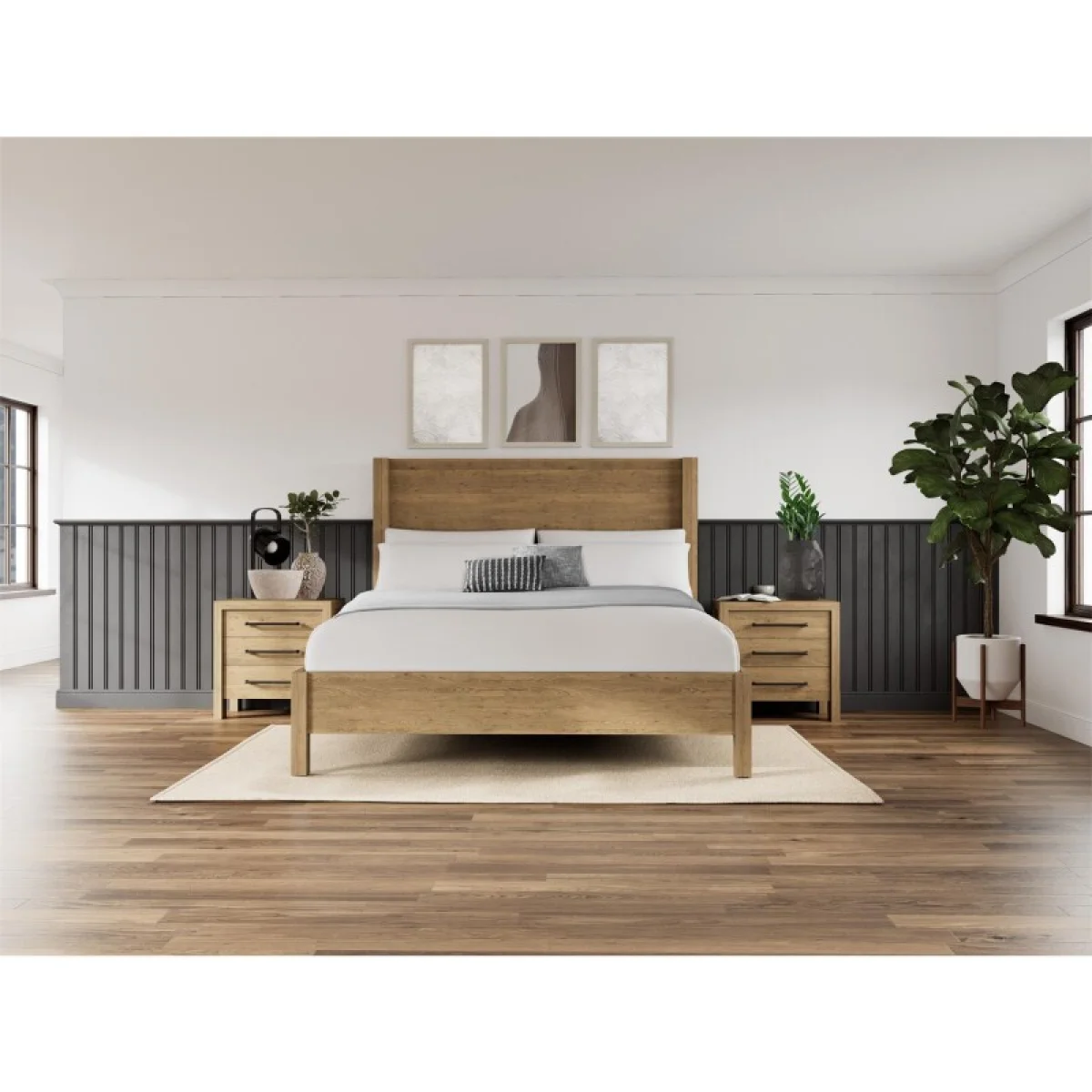 Davie King Panel Bed Beds Beds 7