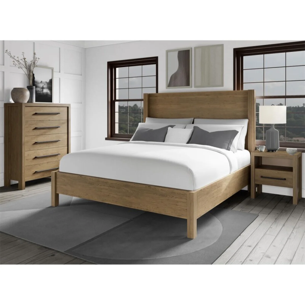 Davie King Panel Bed Beds Beds 16