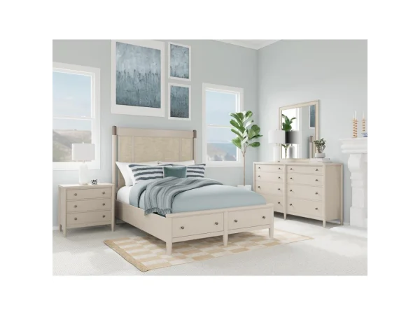 Nightstand 3 Drw W/ Casters Nightstands Barnwood Oak 19