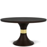 Lydia Round Dining Table Dining Tables black 13