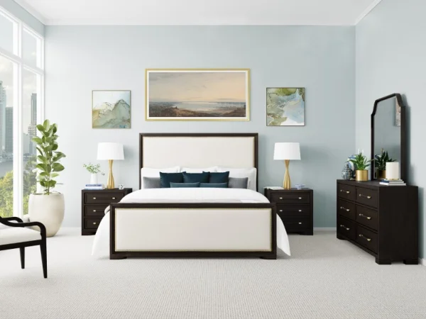 Lydia Queen Upholstered Bed Beds Beds 20