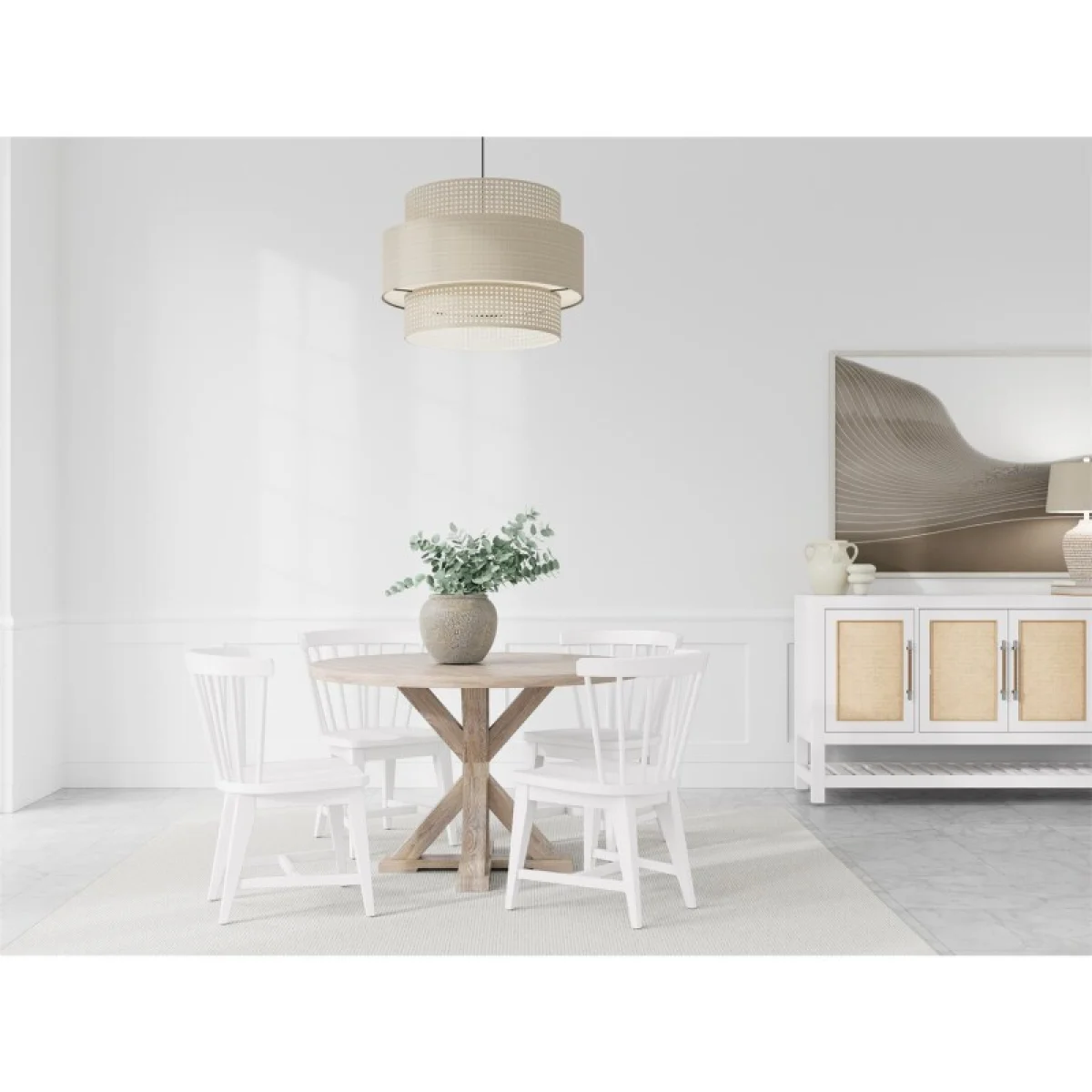 Rosalie Round Dining Table Dining Tables Cream 6