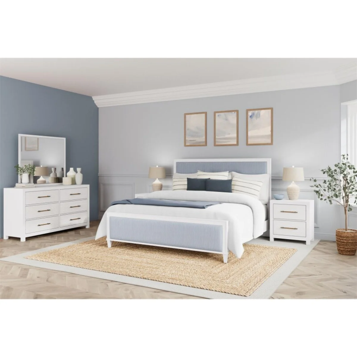 Rosalie King Upholstered Bed Beds Beds 13