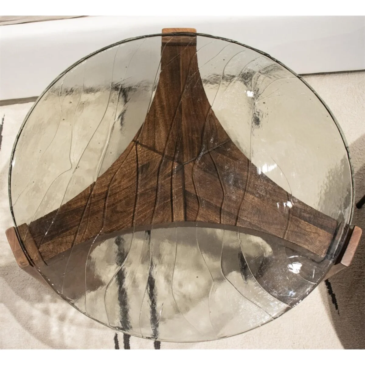 Amner Coffee Table Cocktail & Coffee Tables Brandy Glass 7