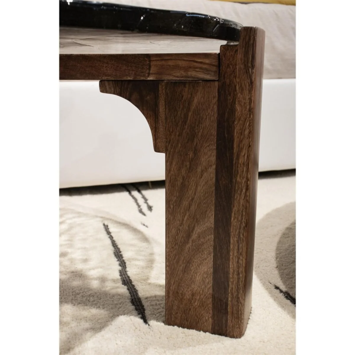 Amner Coffee Table Cocktail & Coffee Tables Brandy Glass 10