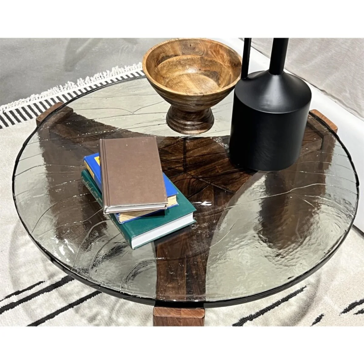Amner Coffee Table Cocktail & Coffee Tables Brandy Glass 13