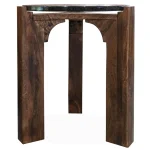 Amner Side Table Chairside Tables Brandy Glass 28