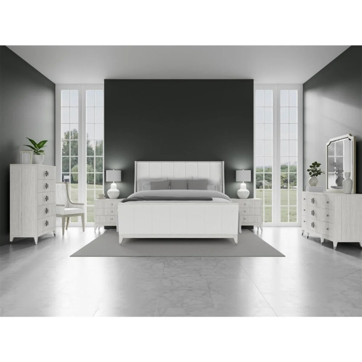 Hepburn King Upholstered Bed Beds Beds 16